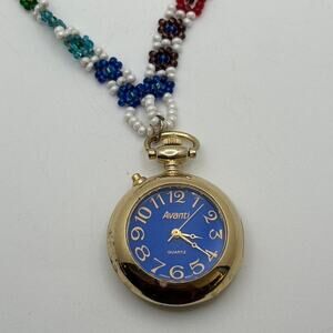 Gold watch pendant